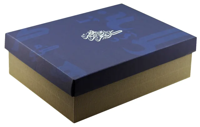 Two-piece hot-stamped kraft paper box, item OCC 101