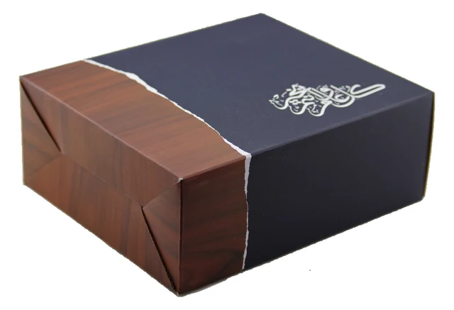 Die-cut corrugated paper box, item OCC 102