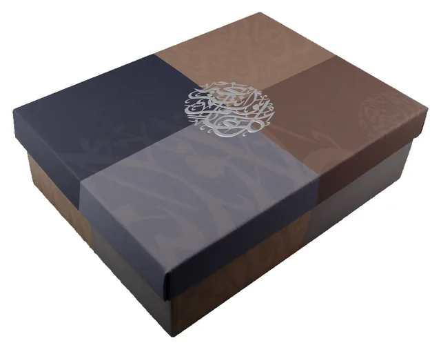 Die-cut corrugated kraft paper box, item OCC 103
