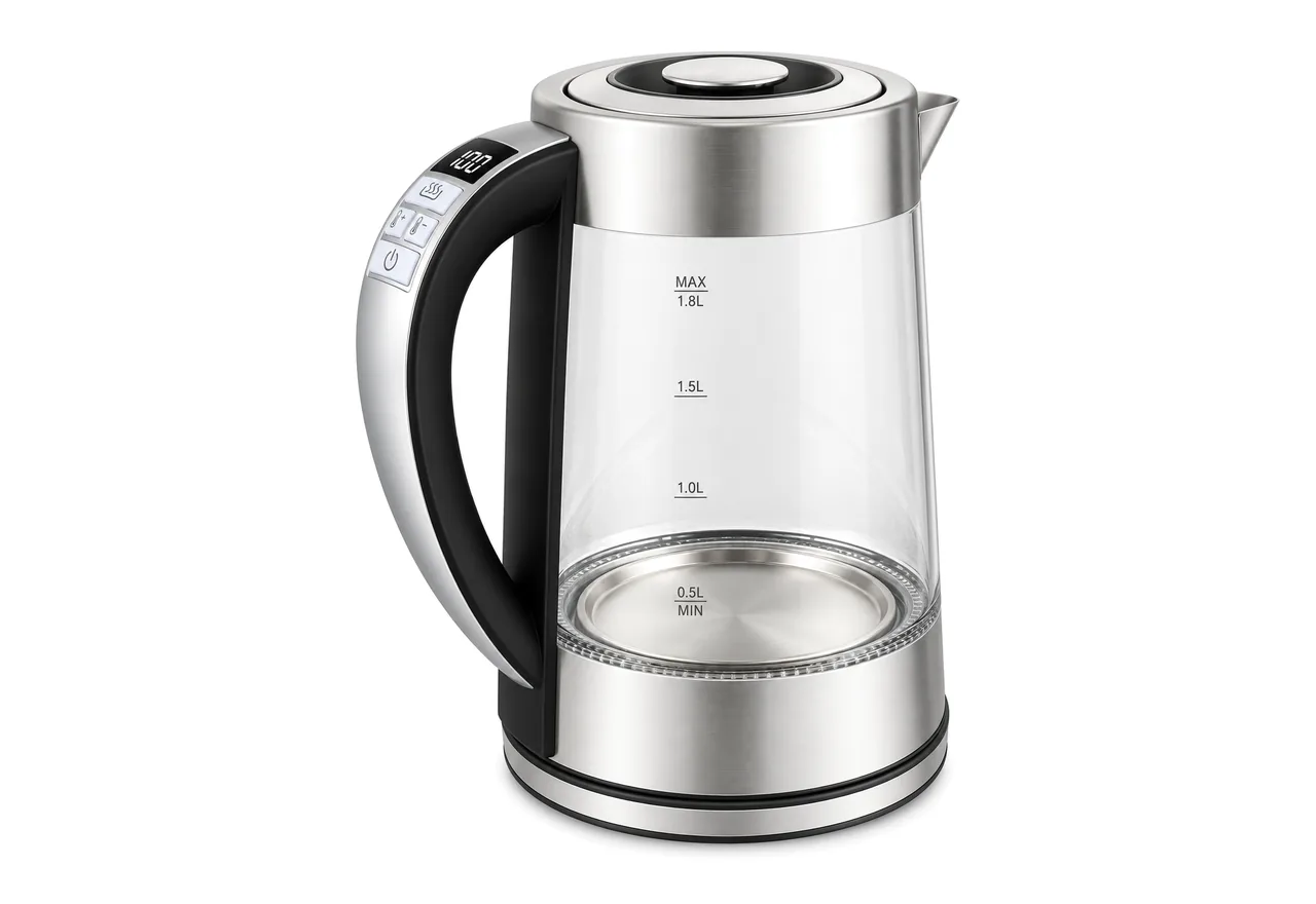 Temperature-controlled glass kettle, item BL1885